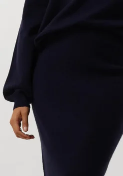 donkerblauwe by-bar midirok dex skirt