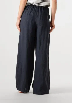 donkerblauwe by-bar pantalon eli linnen pant