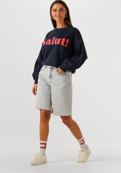 donkerblauwe by-bar sweater bibi salut sweater
