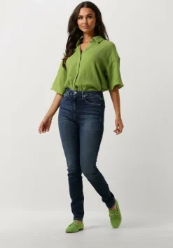 donkerblauwe calvin klein skinny jeans high rise skinny