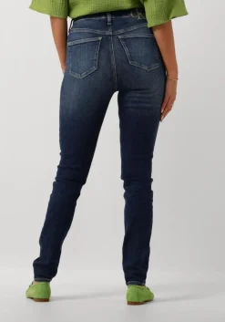 donkerblauwe calvin klein skinny jeans high rise skinny