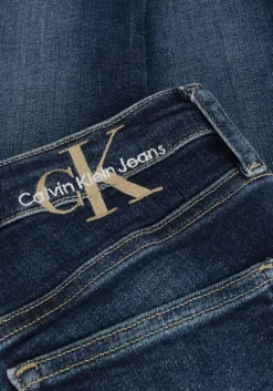 donkerblauwe calvin klein skinny jeans high rise skinny
