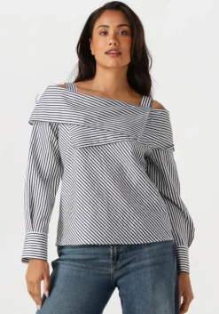 donkerblauwe caroline biss blouses 1681