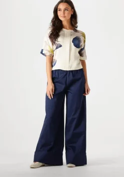 donkerblauwe caroline biss pantalon 1528