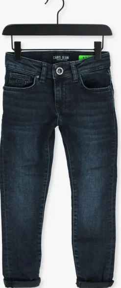 donkerblauwe cars jeans slim fit jeans kids bates slim fit