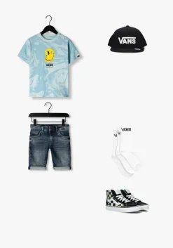 donkerblauwe cars jeans shorts kids florida comf.str