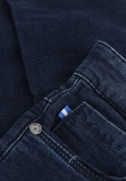 donkerblauwe cars jeans slim fit jeans kids burgo jog