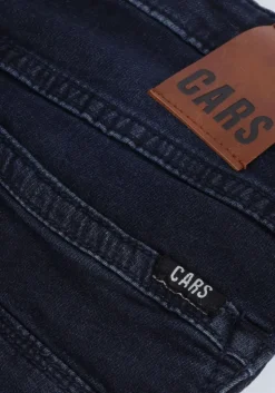 donkerblauwe cars jeans slim fit jeans kids burgo jog