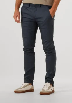 donkerblauwe cast iron chino riser chino