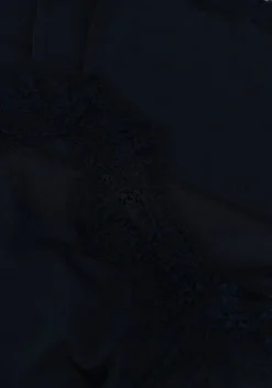 donkerblauwe cc heart top lace top