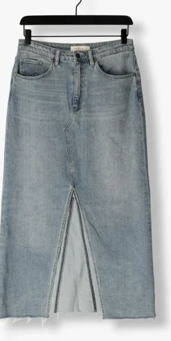 donkerblauwe circle of trust maxirok kae dnm skirt