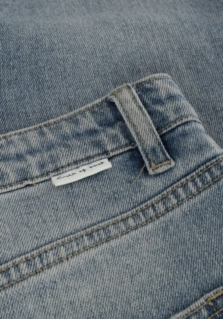 donkerblauwe circle of trust maxirok kae dnm skirt