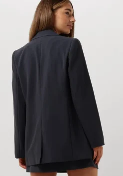 donkerblauwe co'couture blazer vola single oversized blazer