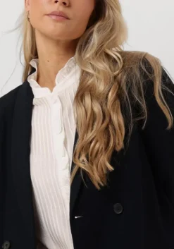 donkerblauwe co'couture blazer vola oversized blazer