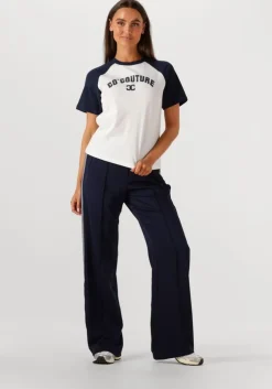 donkerblauwe co'couture joggingbroek amiracc crease ll pant