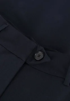 donkerblauwe co'couture pantalon vola long wide pant