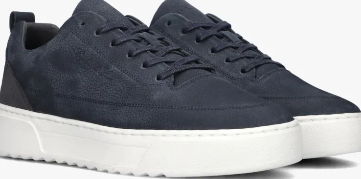 donkerblauwe cycleur de luxe lage sneakers ts3