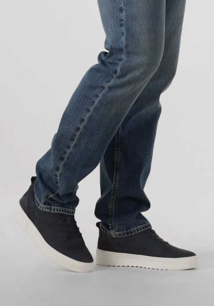 donkerblauwe cycleur de luxe lage sneakers ts3