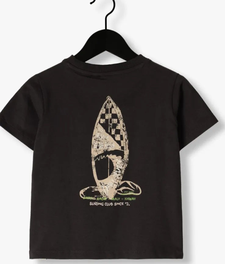 donkerblauwe daily7 t-shirt t-shirt print