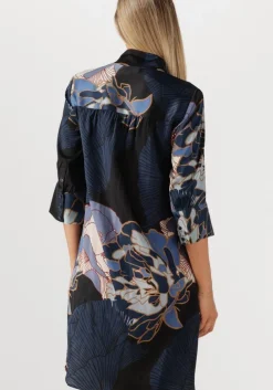 donkerblauwe dea kudibal mini jurk kamilles