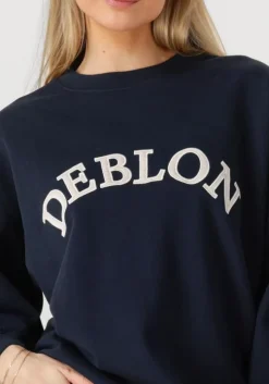 donkerblauwe deblon sports sweater romee
