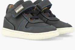 donkerblauwe develab hoge sneakers 44386