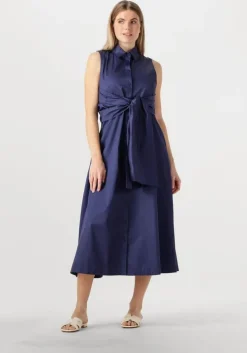 donkerblauwe devotion maxi jurk eros