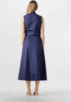 donkerblauwe devotion maxi jurk eros