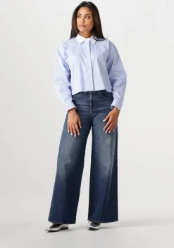 donkerblauwe diesel wide jeans 1978 d-akemi