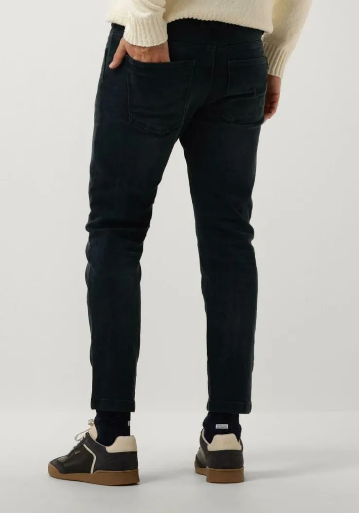 donkerblauwe drykorn slim fit jeans west 260084