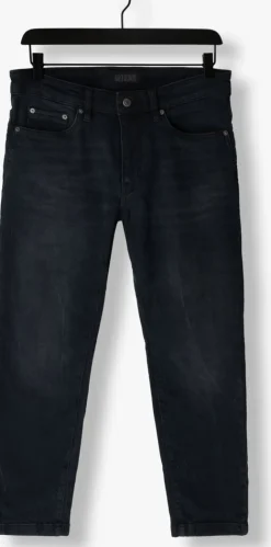donkerblauwe drykorn slim fit jeans west 260084