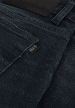 donkerblauwe drykorn slim fit jeans west 260084