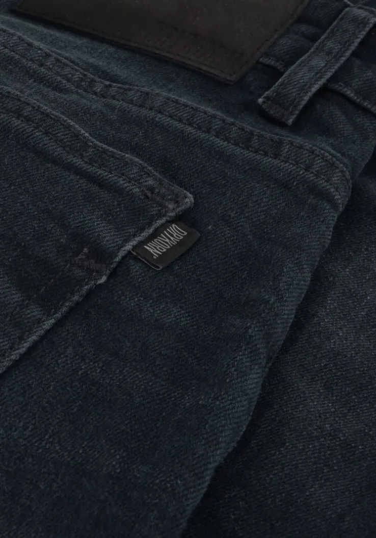 donkerblauwe drykorn slim fit jeans west 260084