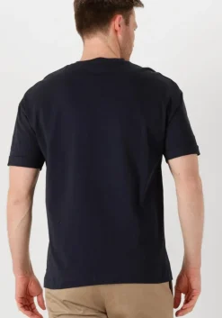 donkerblauwe drykorn t-shirt thilo 520198