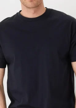 donkerblauwe drykorn t-shirt thilo 520198