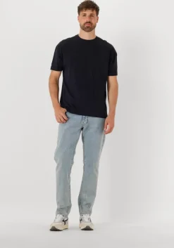 donkerblauwe drykorn t-shirt thilo 520198