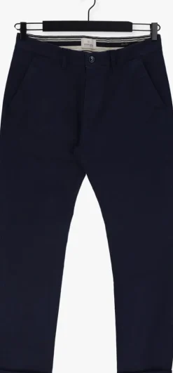 donkerblauwe dstrezzed chino charlie chino pants stretch twill
