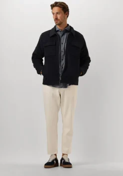 donkerblauwe dstrezzed jack colton wool jacket