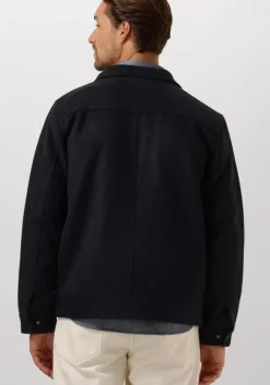 donkerblauwe dstrezzed jack colton wool jacket