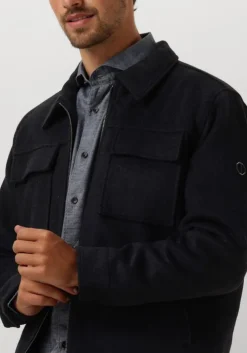 donkerblauwe dstrezzed jack colton wool jacket