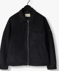 donkerblauwe dstrezzed jack colton wool jacket
