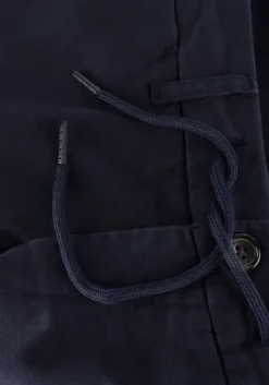 donkerblauwe dstrezzed korte broek lancaster shorts