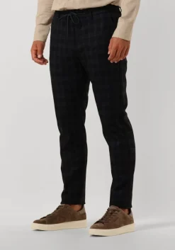 donkerblauwe dstrezzed pantalon lancaster tapered
