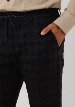 donkerblauwe dstrezzed pantalon lancaster tapered