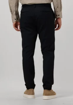 donkerblauwe dstrezzed pantalon the lancaster tapered jogger pattern sweat