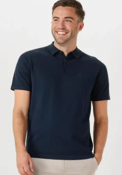 donkerblauwe dstrezzed polo camilo polo