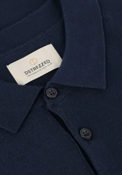 donkerblauwe dstrezzed polo camilo polo