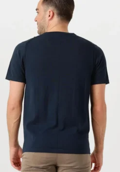 donkerblauwe dstrezzed t-shirt zeke tee