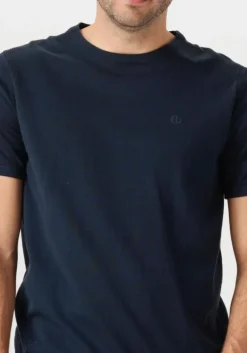 donkerblauwe dstrezzed t-shirt zeke tee