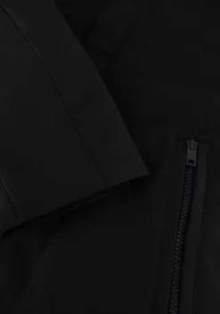 donkerblauwe elvine gewatteerde jas vhinner